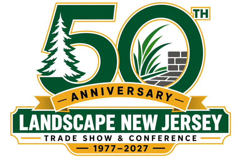 Landscape NJ 5oth anniversary show logo
